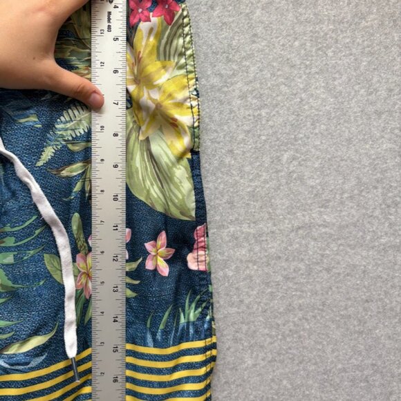Speedo Mens Swim Trunks Shorts Beach Tropical Flower L - Picture 5 of 5